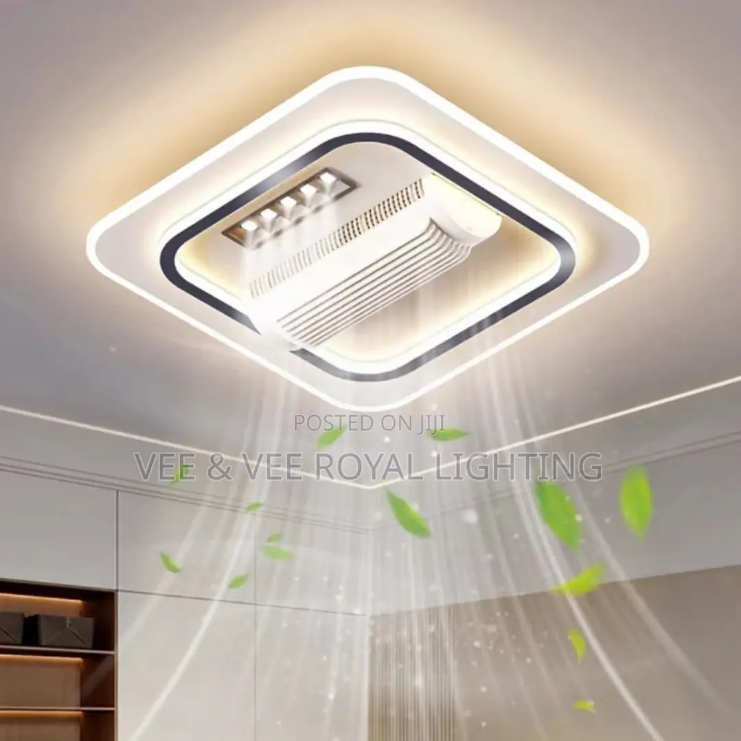 Ac Fan Light + Remote Control - For Living Room, Bedroom, Waiting Room