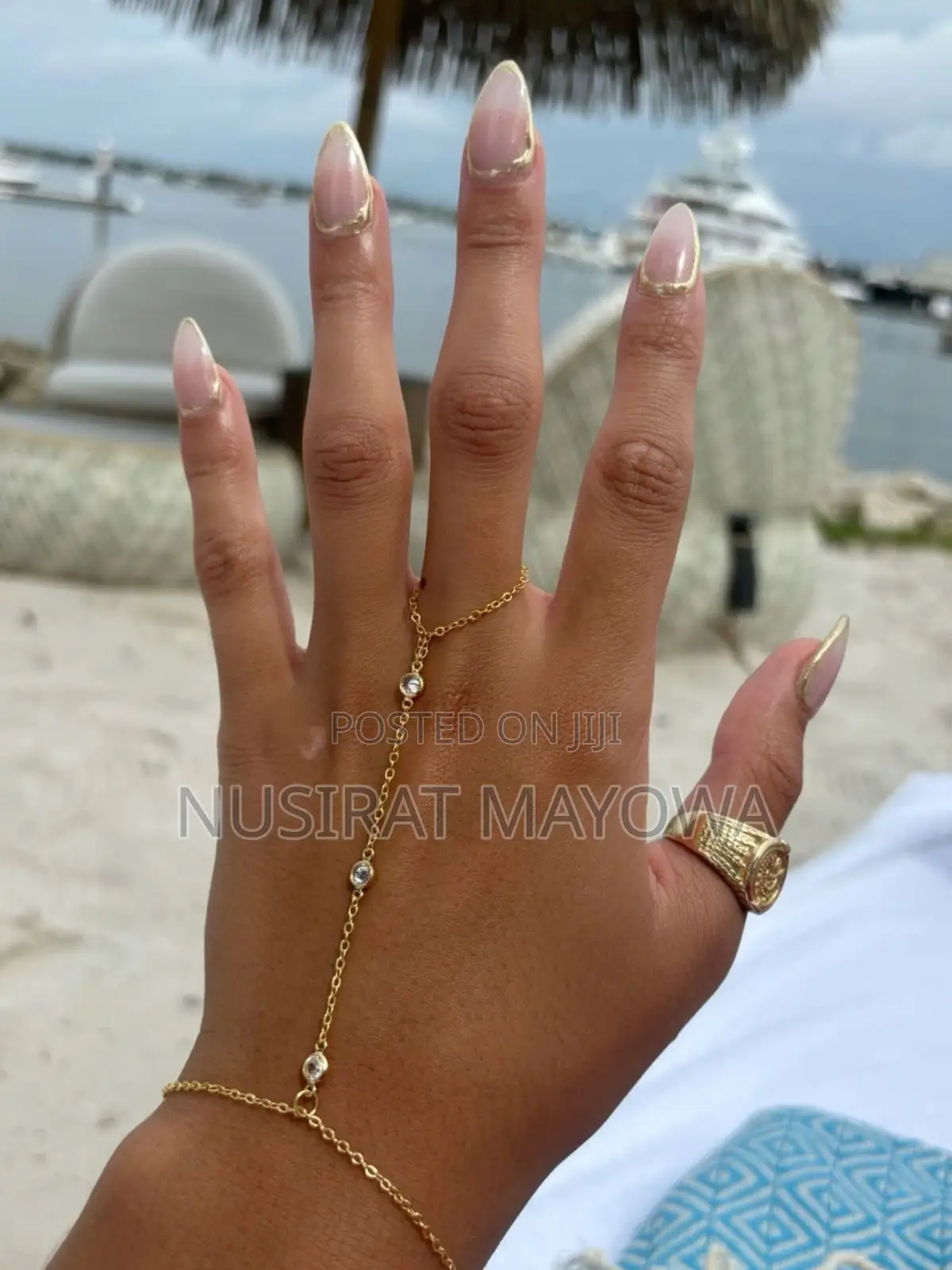 Gold Ring Dainty Bracelet