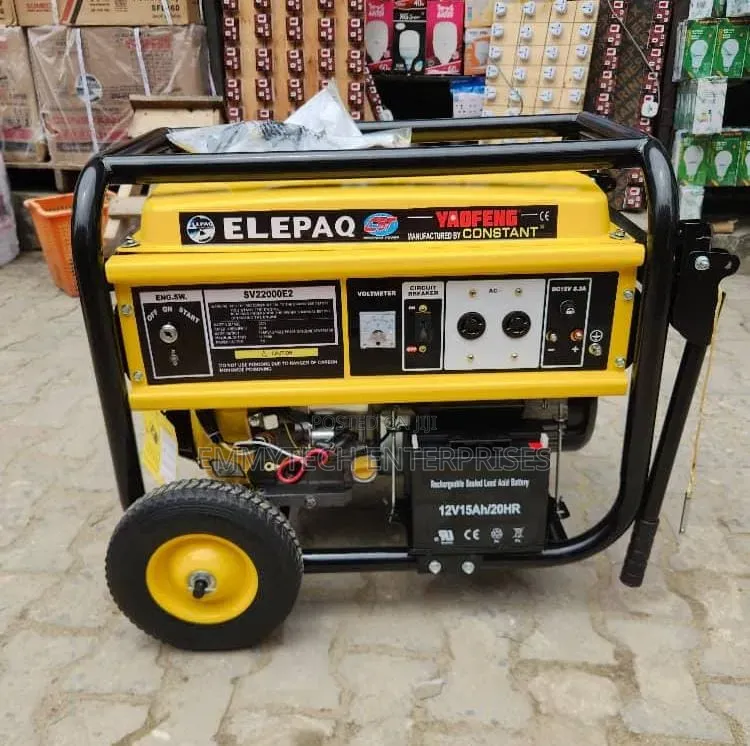 (10.5kva)Elepaq Constant Petrol Generator Model Sv22000e2 100% Copper