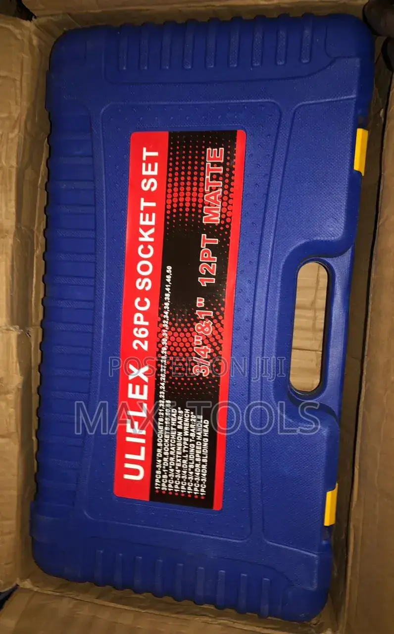 Heavy-Duty 3/4-Inch Drive Socket Wrench. 12 Tooth