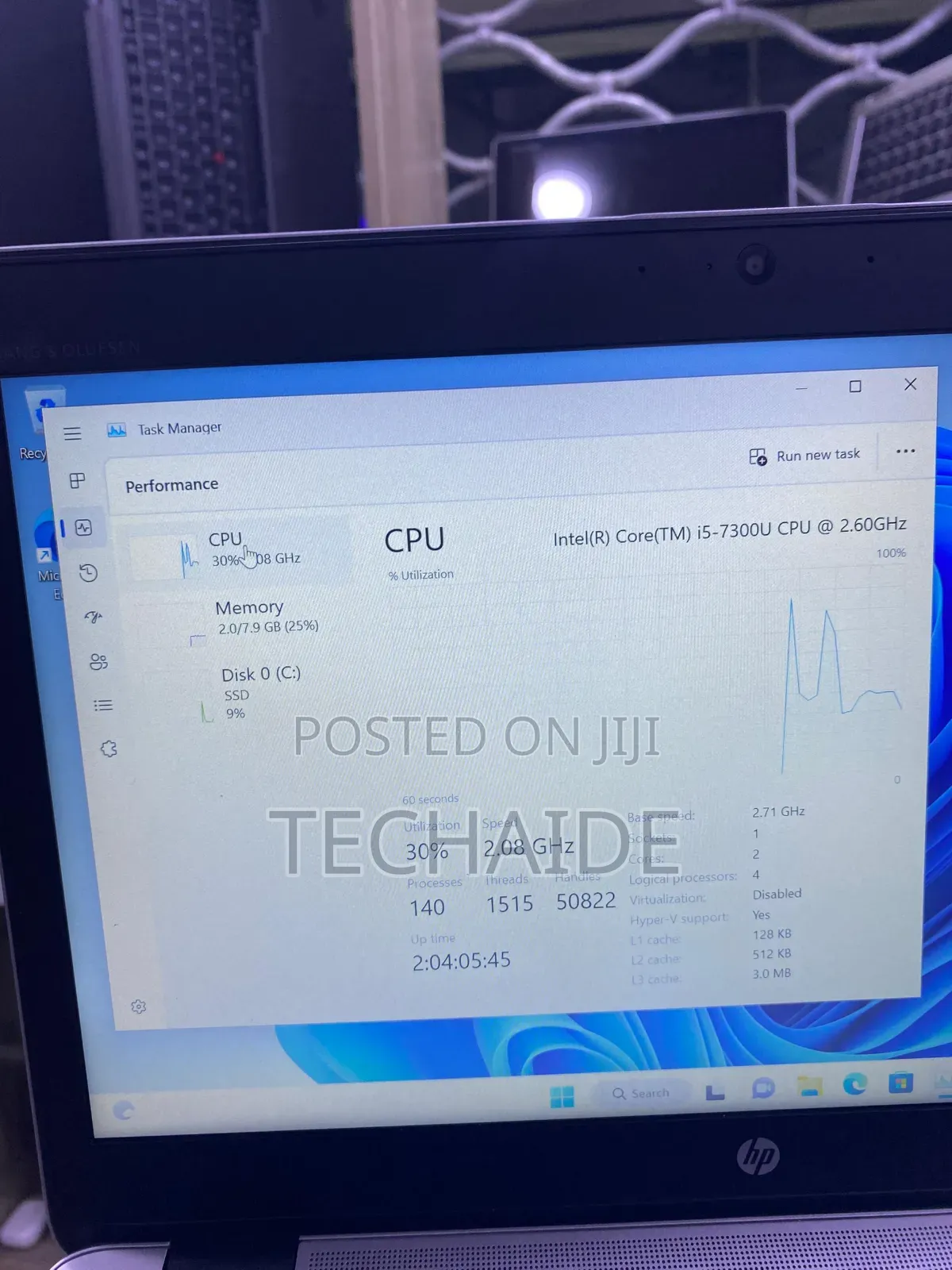Laptop HP EliteBook 840 G4 8GB Intel Core i5 SSD 256GB