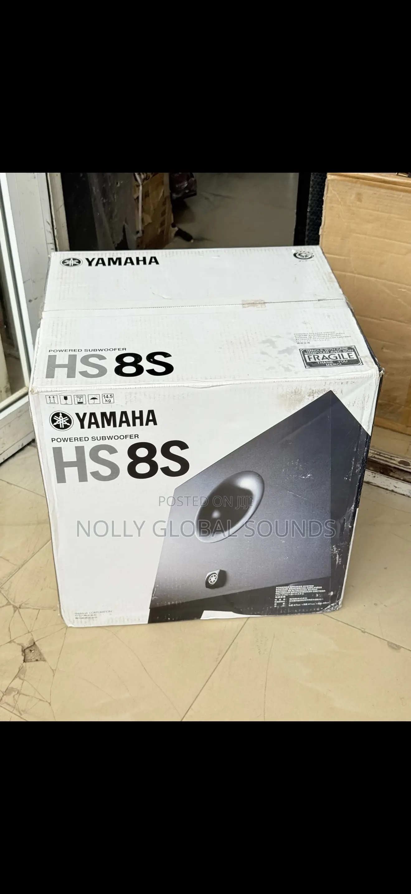 Yamaha Hs8 Studio Subwoofer,Black (1 Piece)