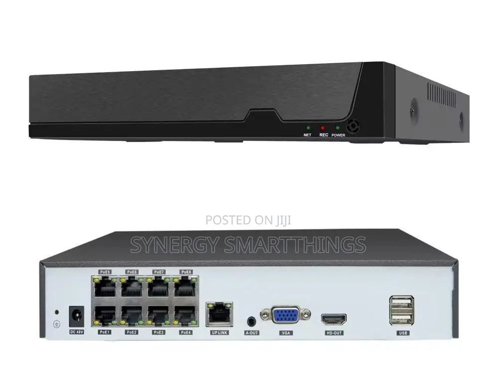 8ch NVR Poe Tuya NVR Ip Cameras Lan Smart Remote Access