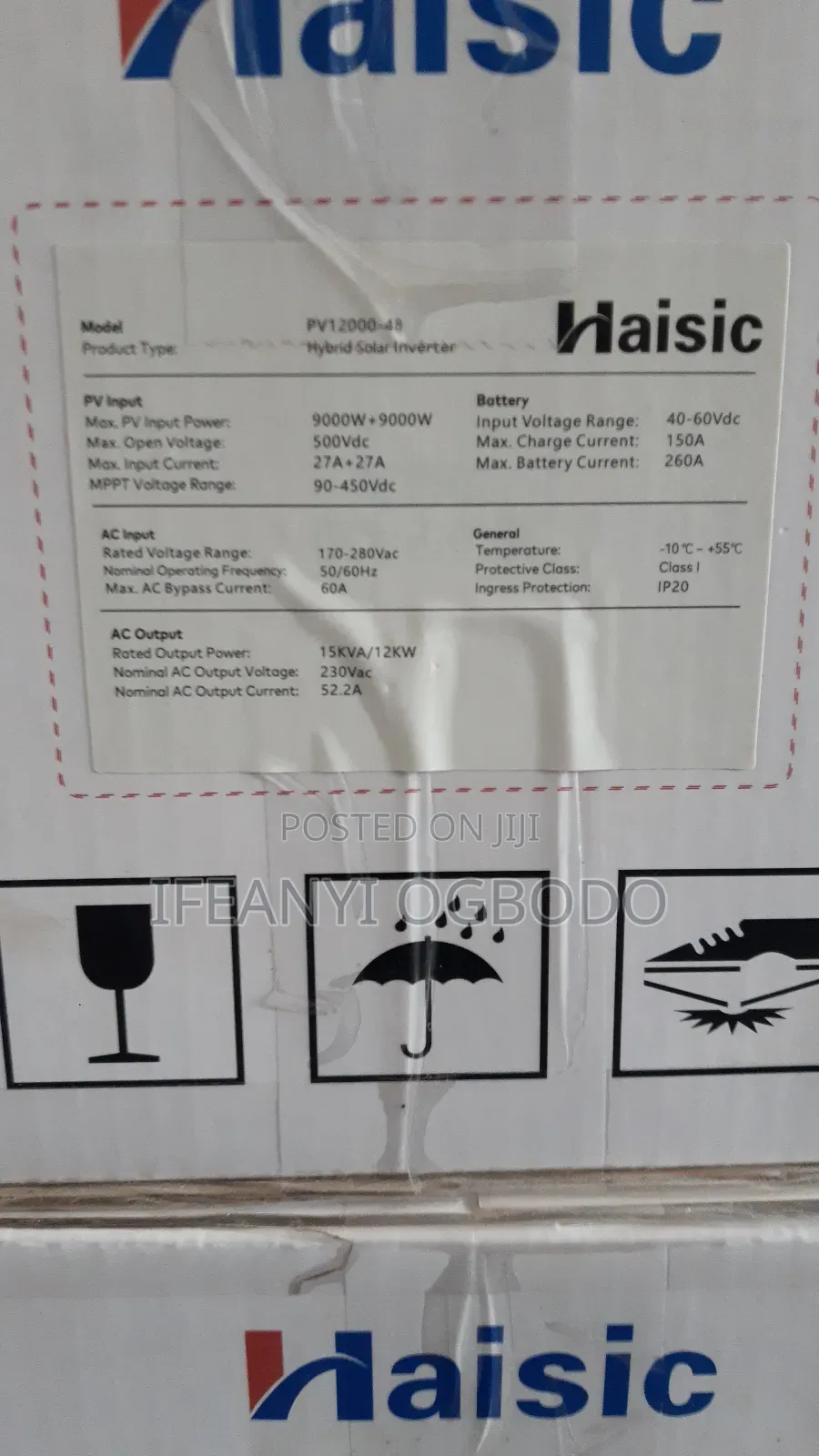 15kva 48v Hybrid Haisic