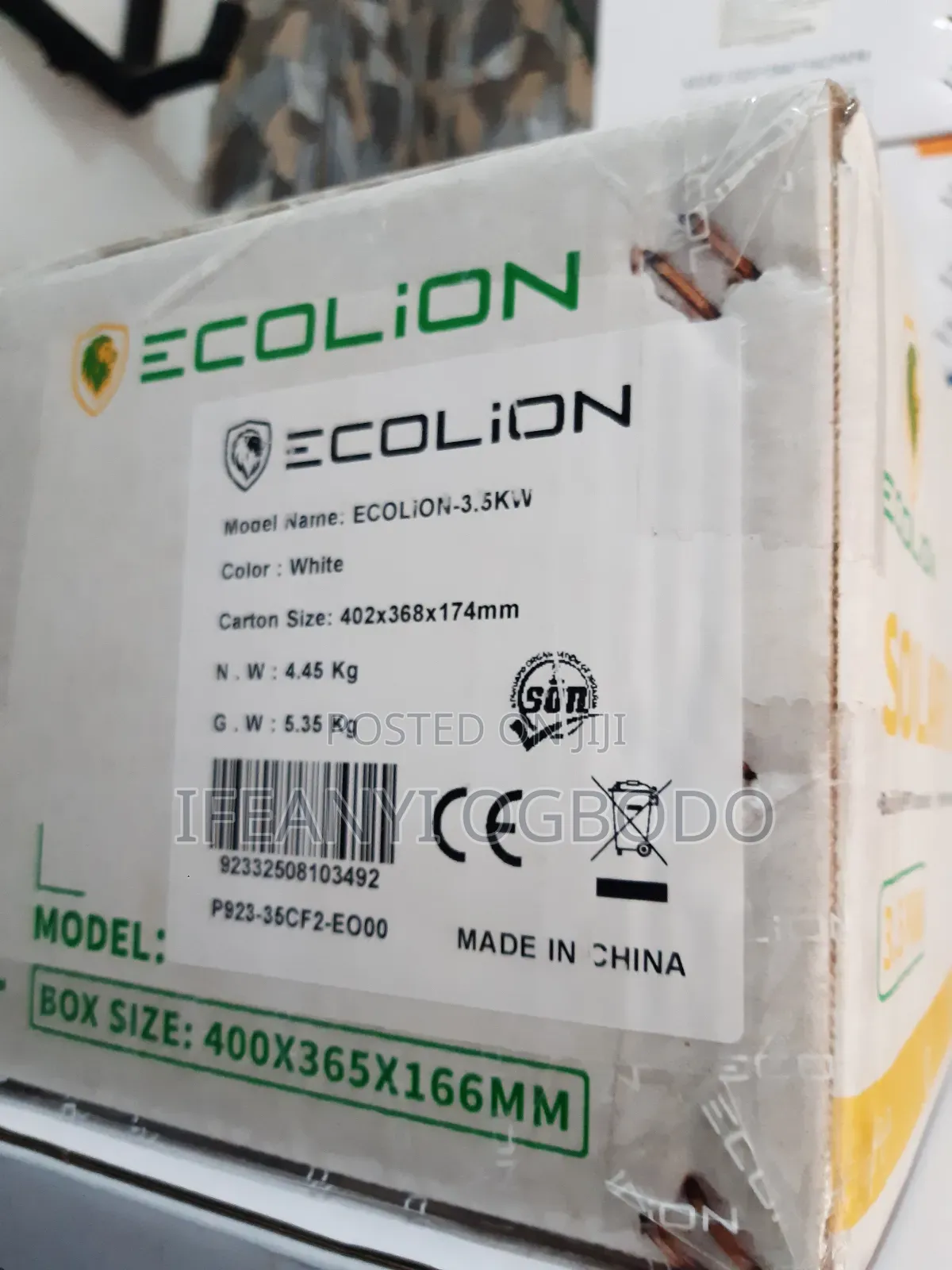 Ecolion Solar Inverter 3.5kva 24v