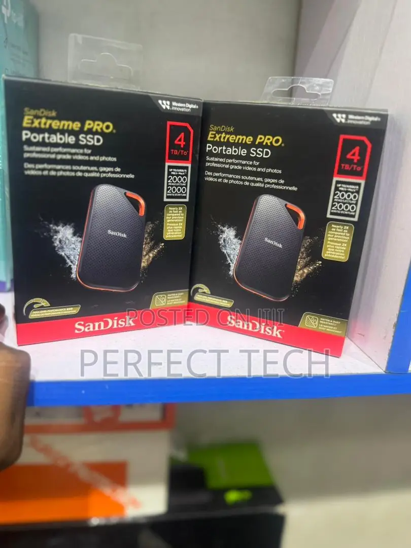 Sandisk Extreme Pro Portable SSD - 4tb [2000mbp/S]