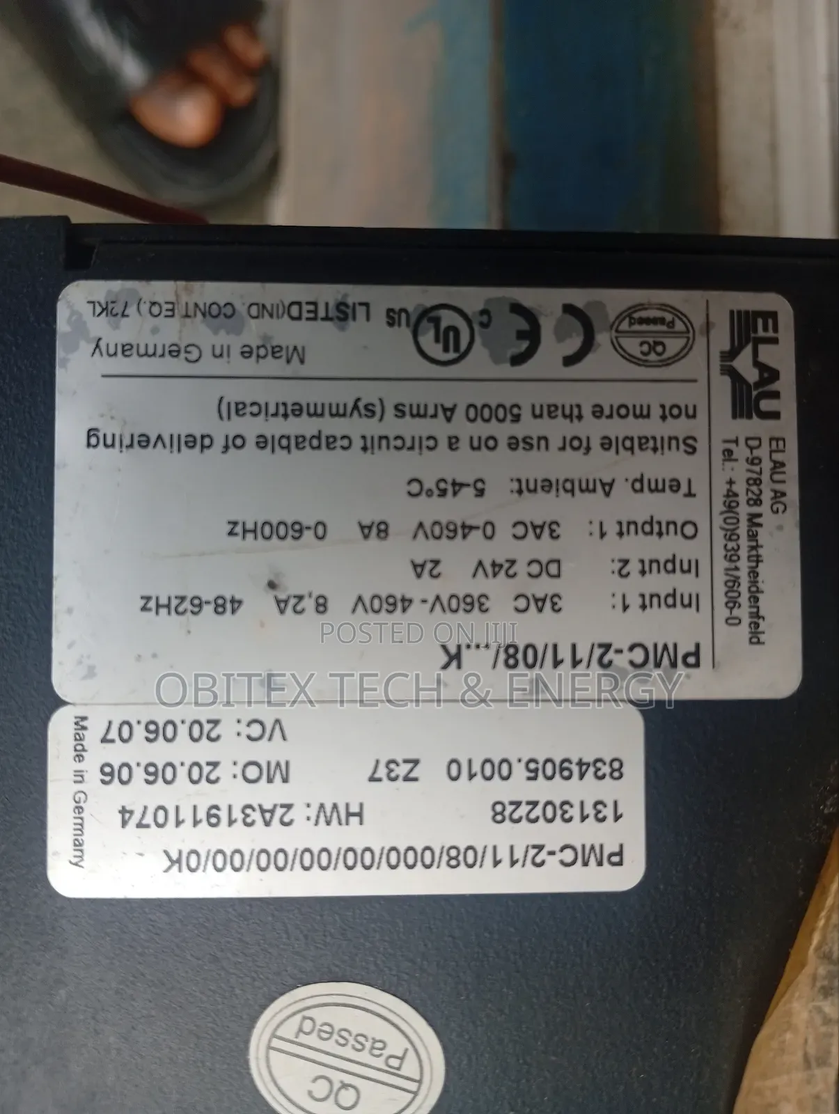 Elau Pacdrive Pmc-2/11/08 Servo Controller |400v Industrial Automation
