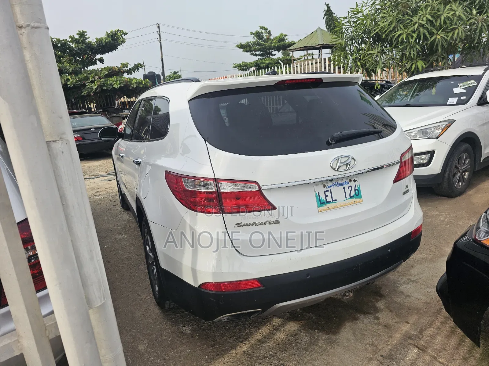 Hyundai Santa Fe Limited 4dr SUV (3.3L 6cyl 6A) 2014 White