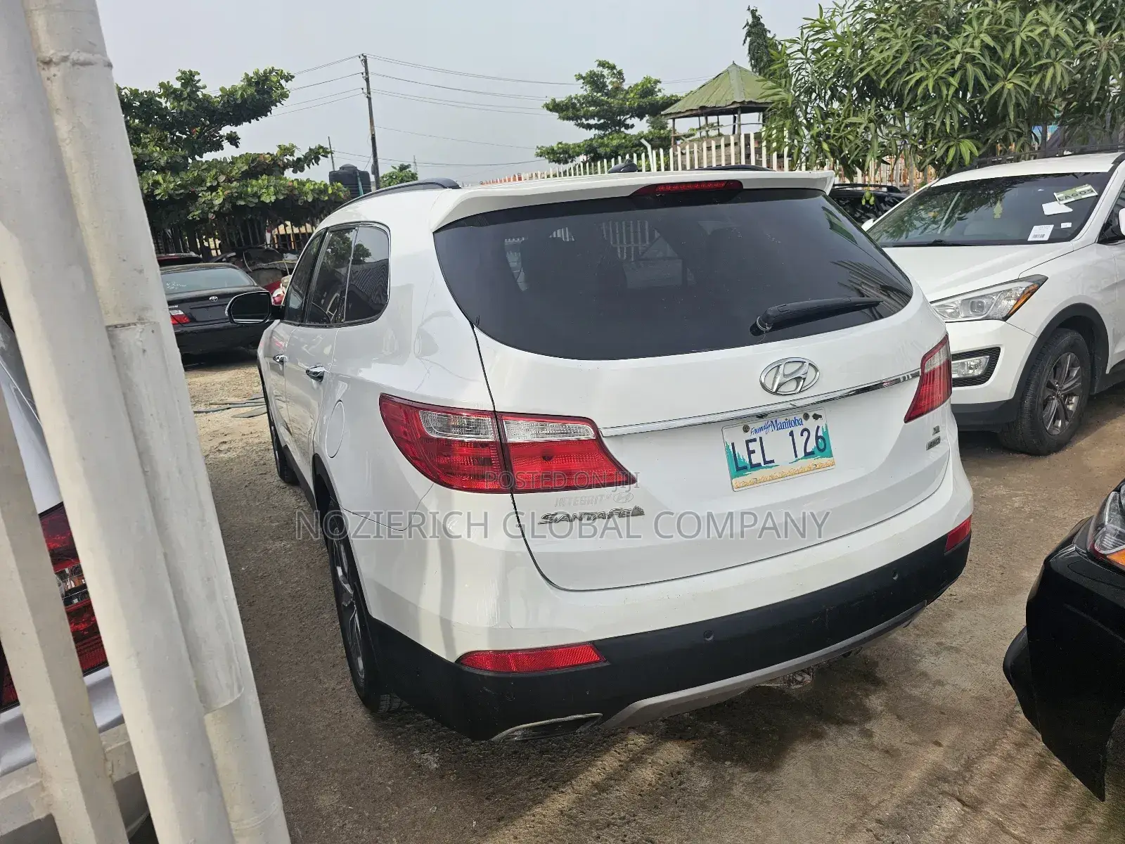 Hyundai Santa Fe Limited 4dr SUV (3.3L 6cyl 6A) 2014 White