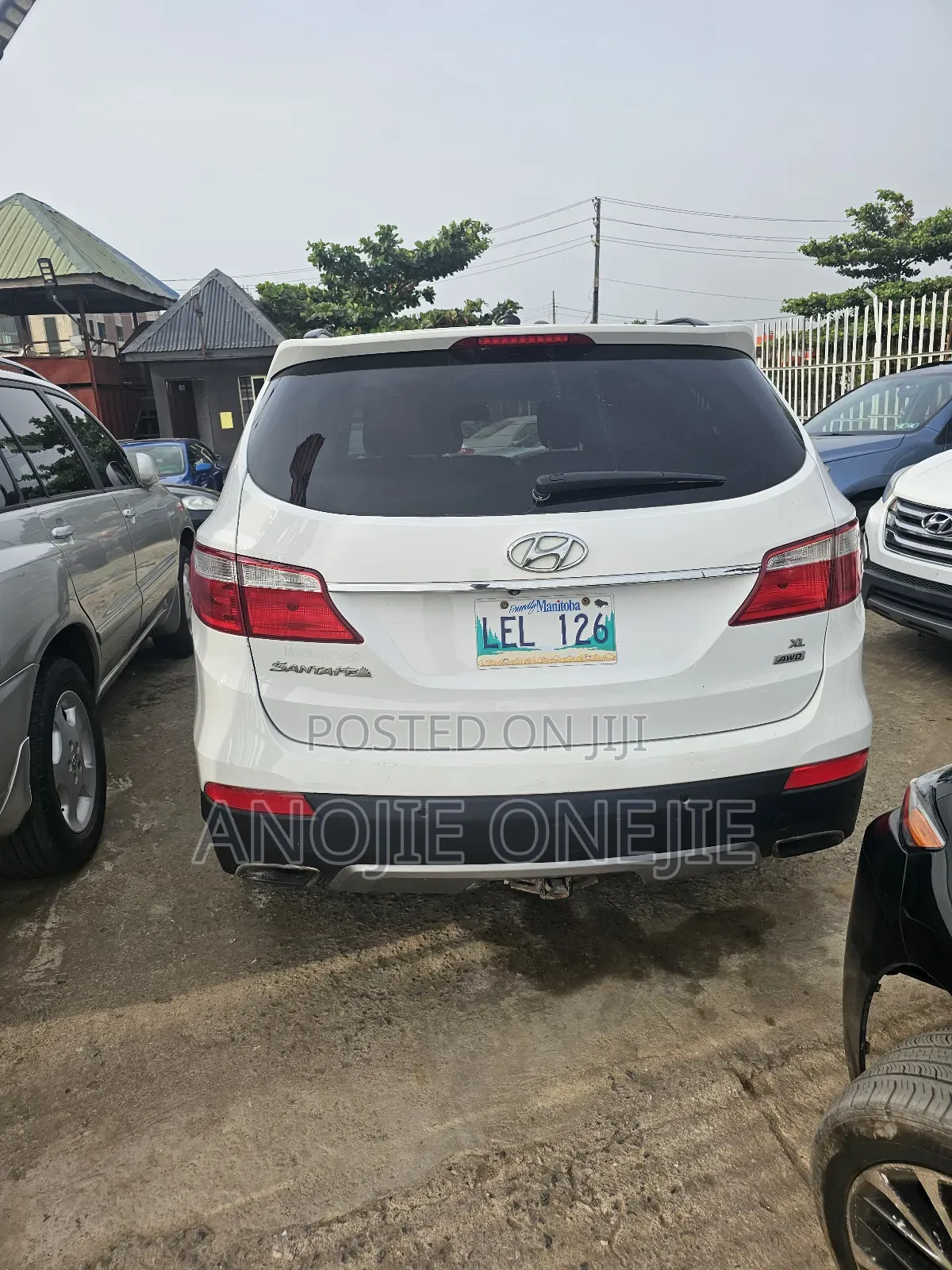 Hyundai Santa Fe Limited 4dr SUV (3.3L 6cyl 6A) 2014 White