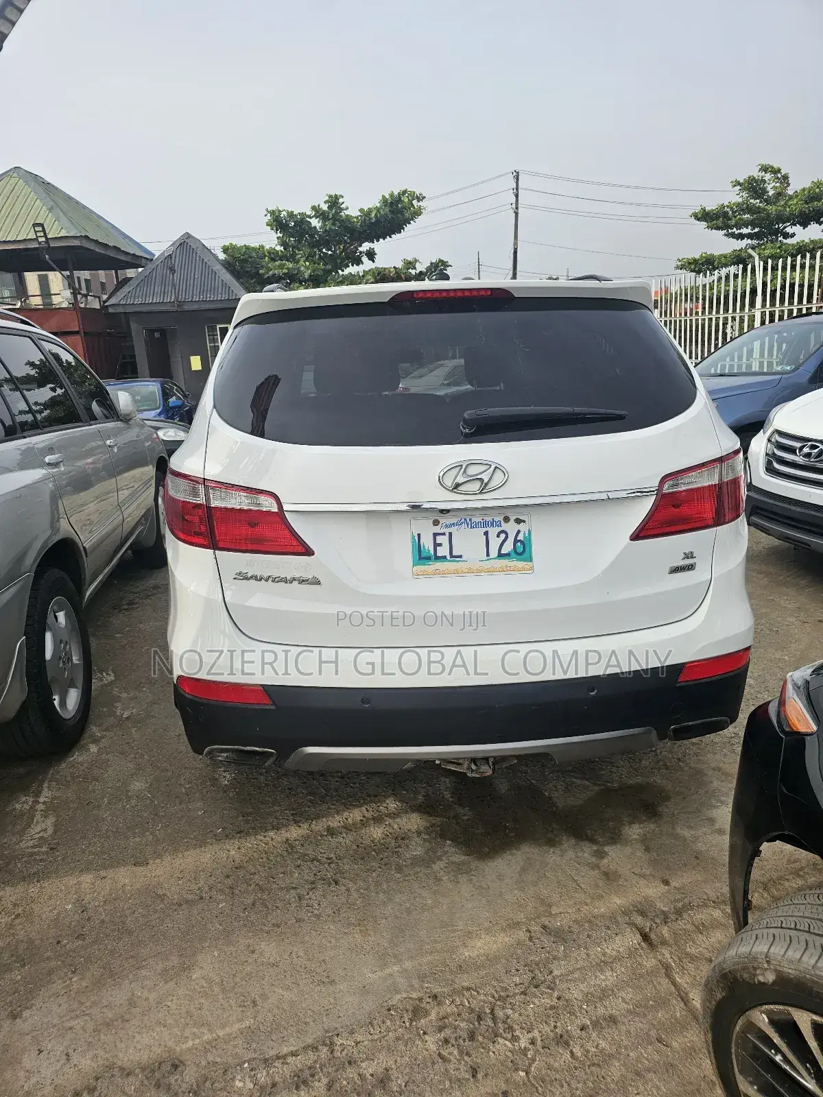 Hyundai Santa Fe Limited 4dr SUV (3.3L 6cyl 6A) 2014 White