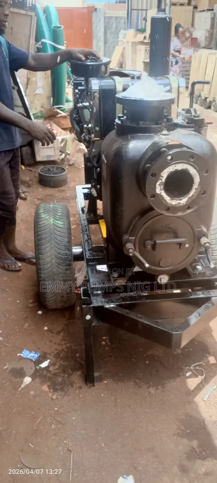4inches Self Priming Coupled With Diesel Engine 