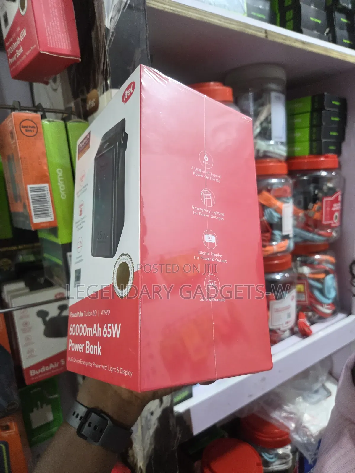 Itel Powerpulse Turbo 60,00pmah 65w Powerbank