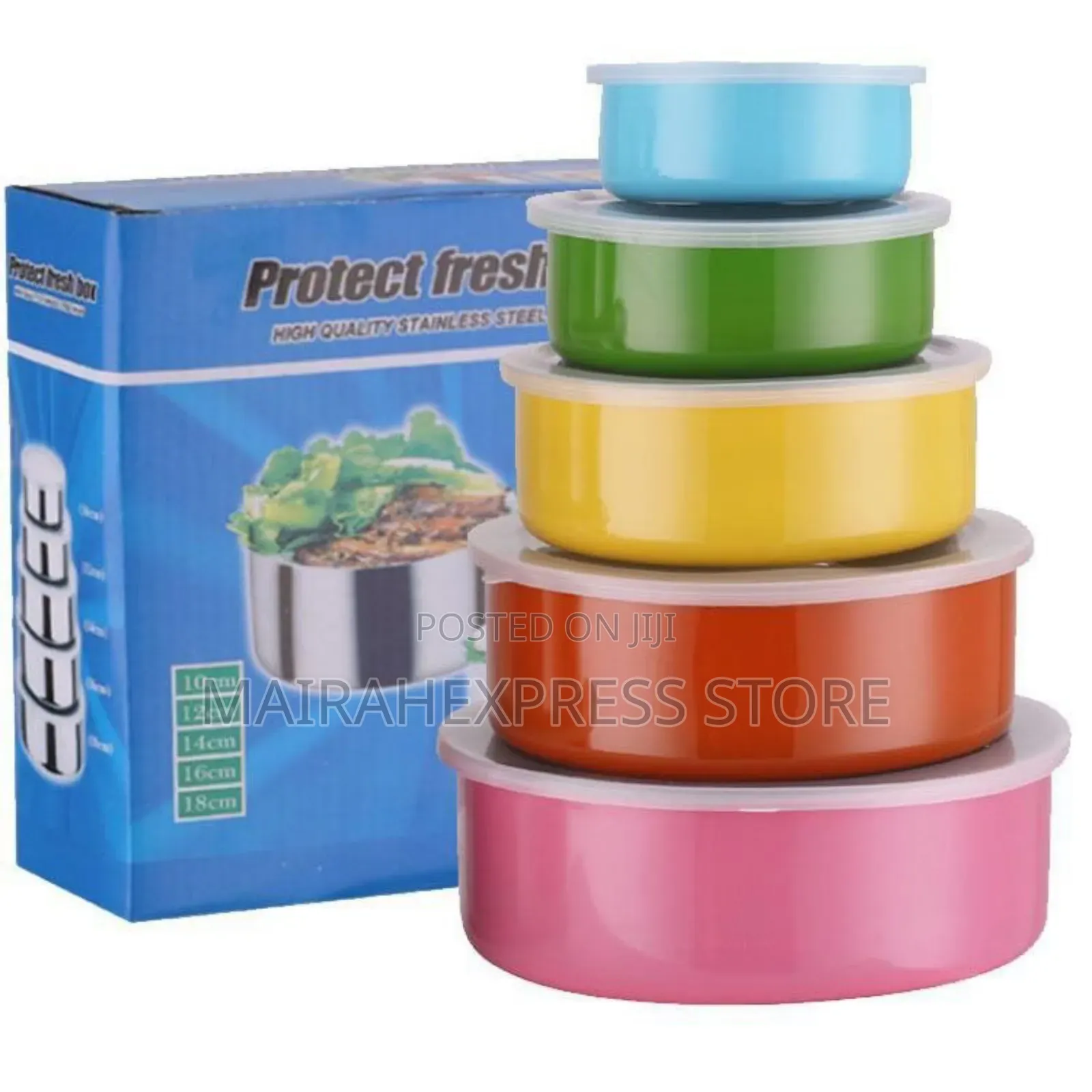 5in1 Coloured Bowl Set. 1lv22n1