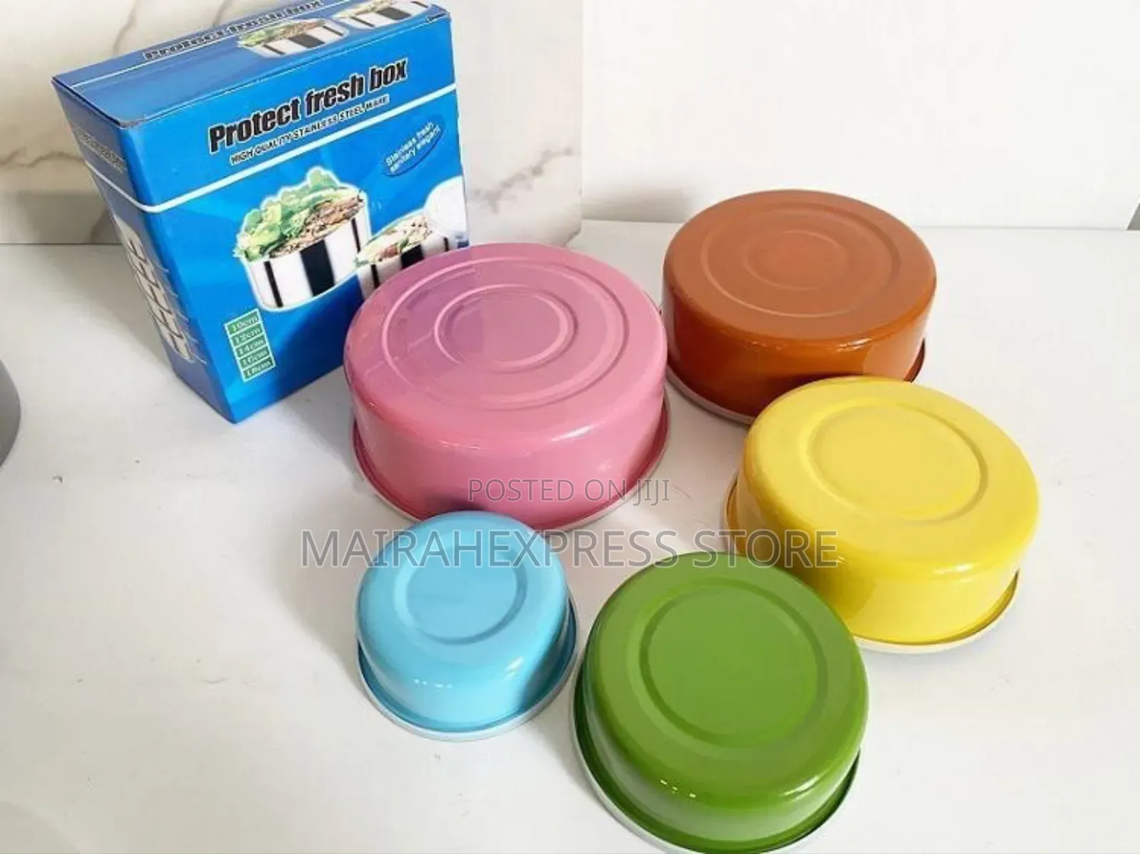 5in1 Coloured Bowl Set. 1lv22n1