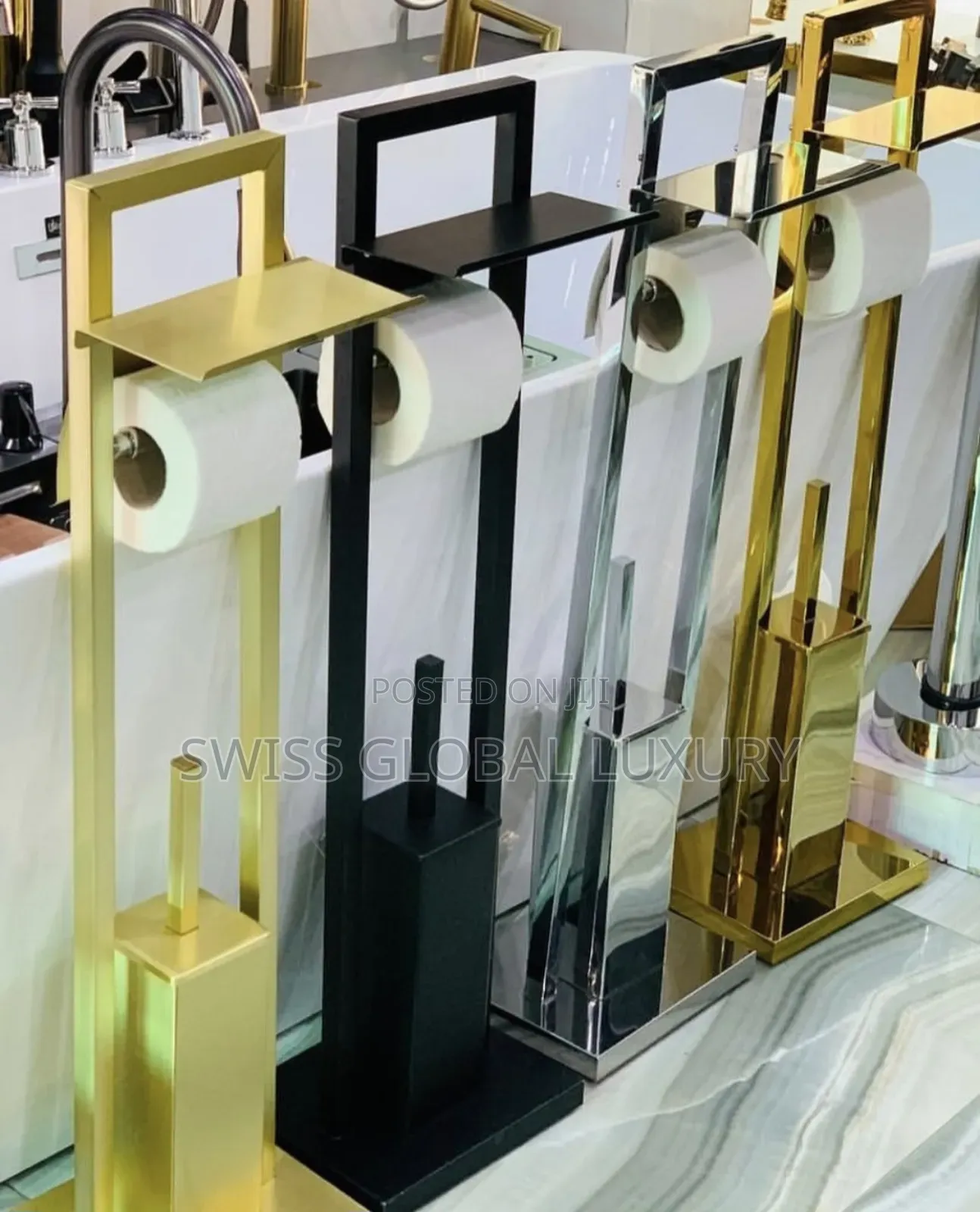 High Quality Tissue Holder With Toilet Brush