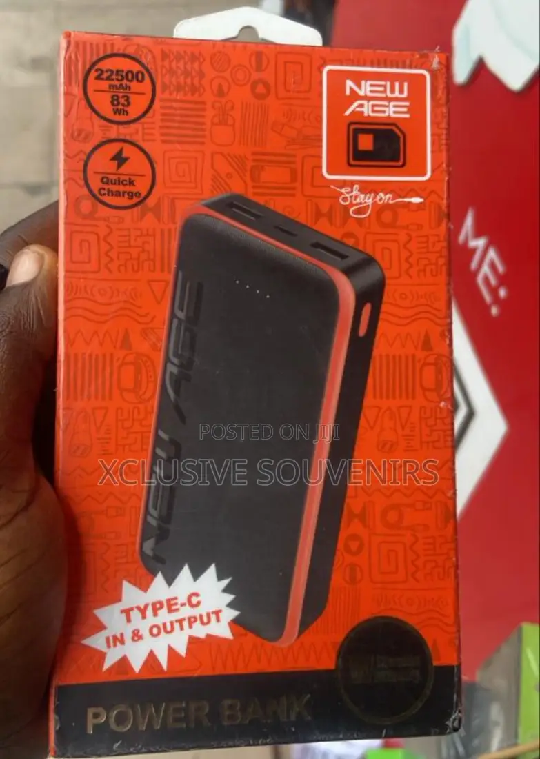 22500mah New Age Quick Charge Power Bank (Type C in Out)