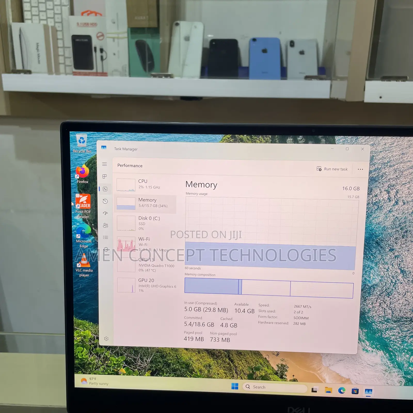 Laptop Dell Precision 5540 16GB Intel Core i7 SSD 512GB