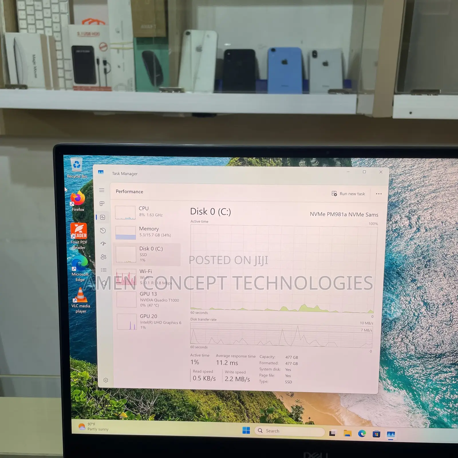 Laptop Dell Precision 5540 16GB Intel Core i7 SSD 512GB