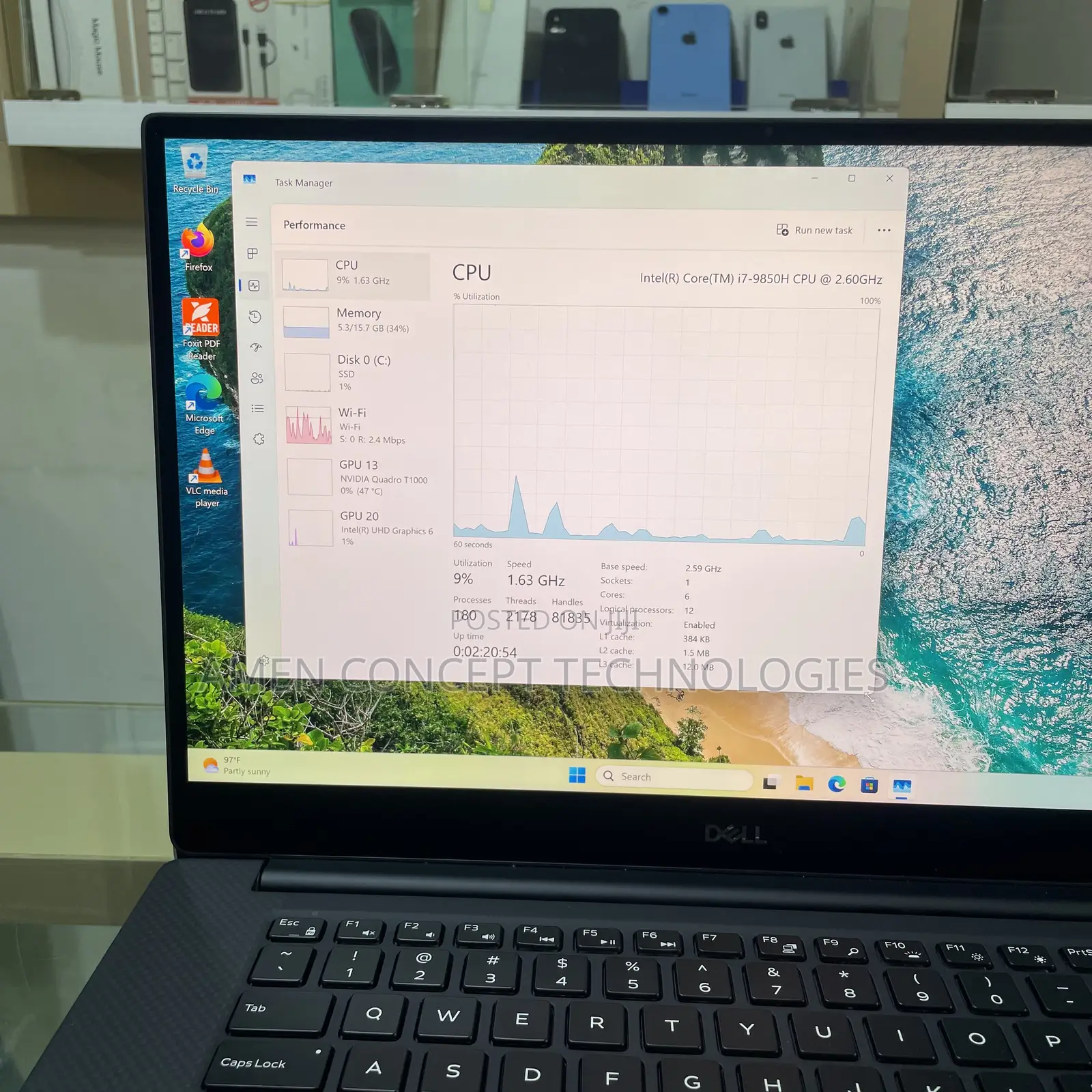 Laptop Dell Precision 5540 16GB Intel Core i7 SSD 512GB