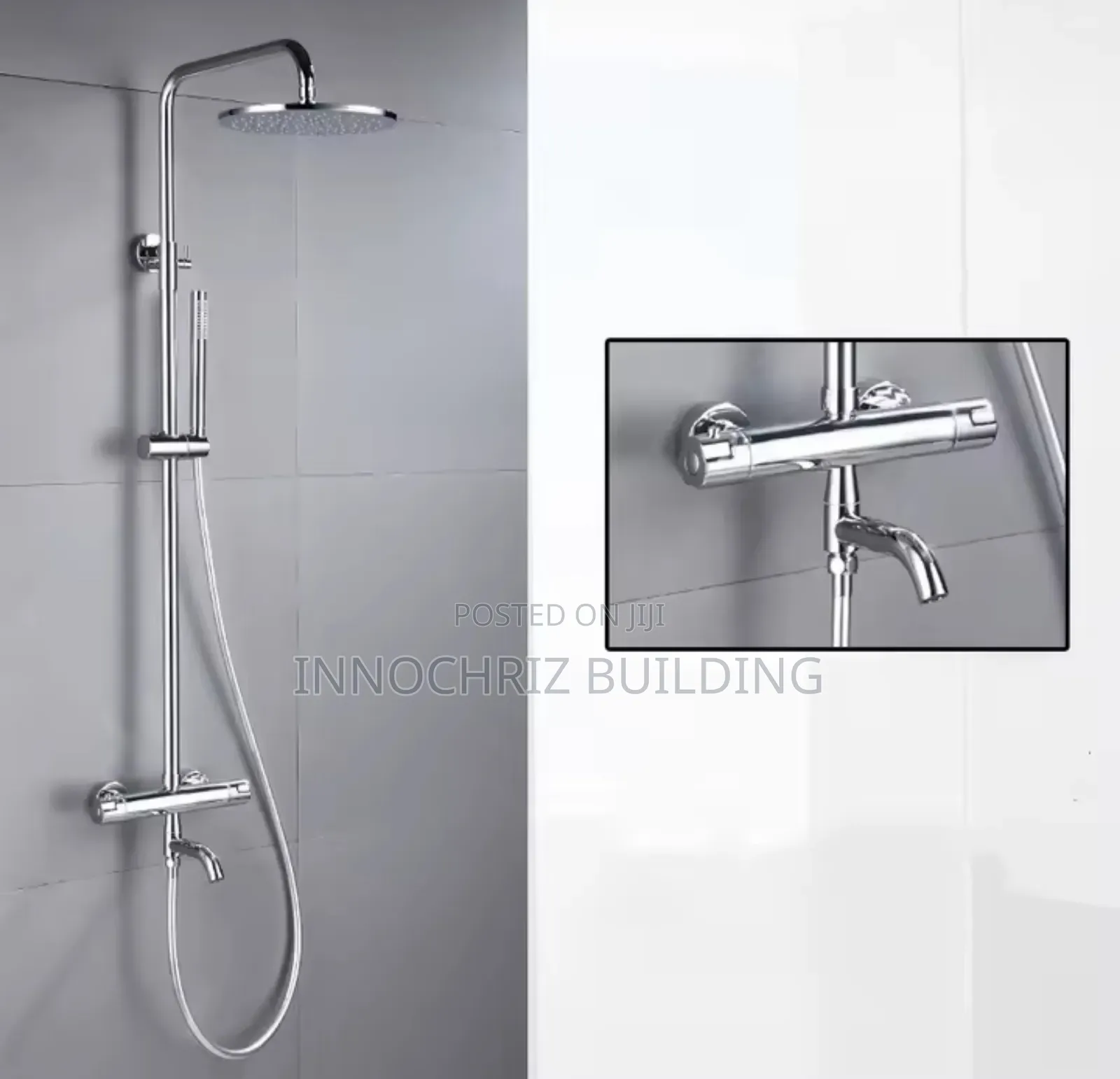 Chrome Thermostatic Shower
