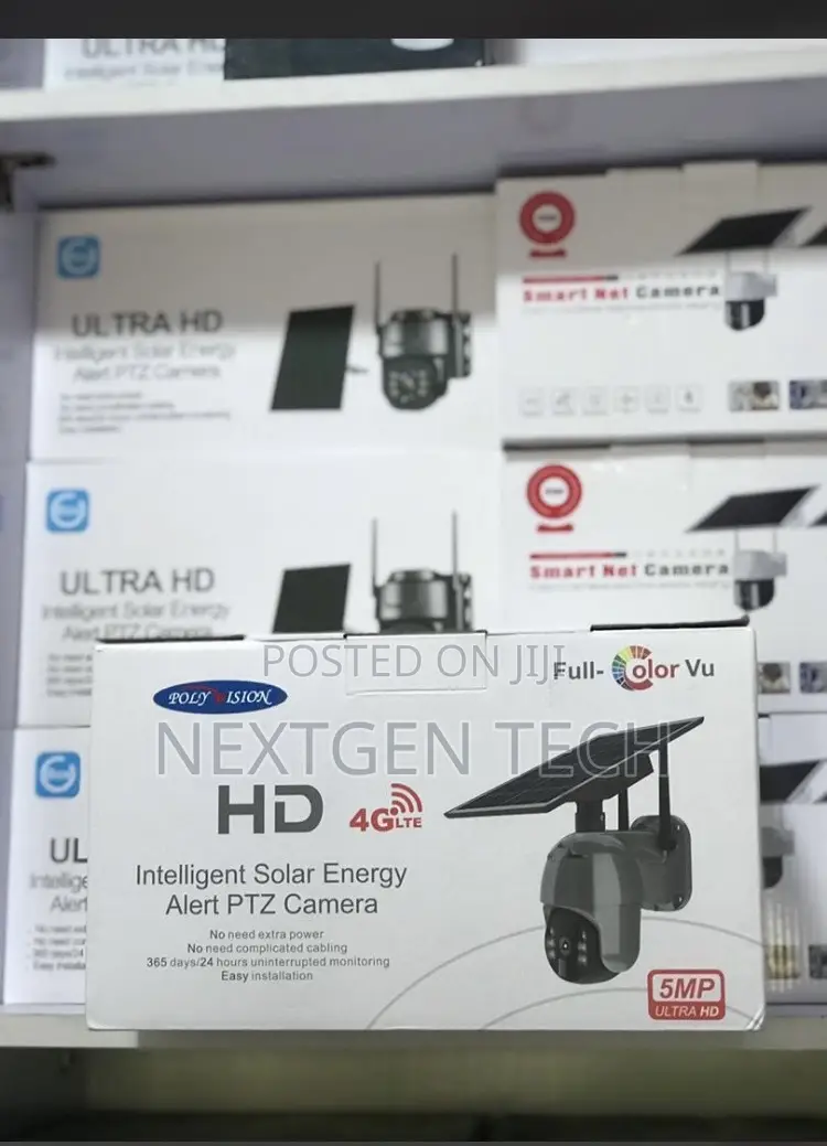 Polyvision Intelligent Solar Energy Alert PTZ Camera,
