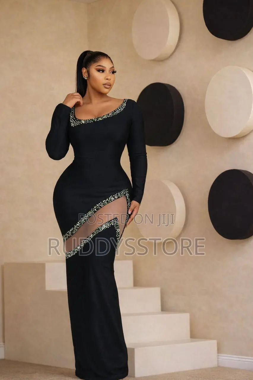 Crystal Glam Bandage Bodycon Dress