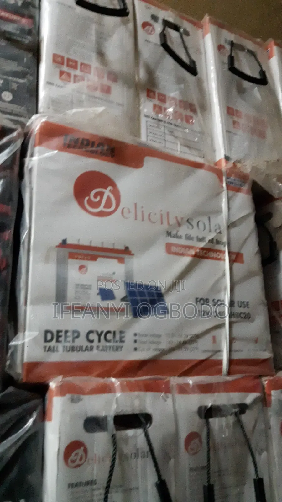 Delicity Solar Tubular Battery 240ah 12v