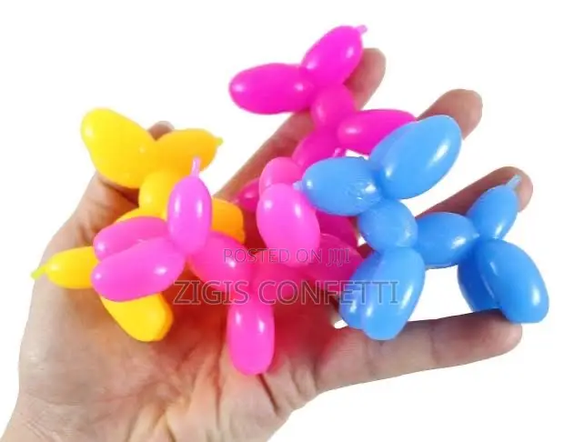 Squishy Stress Balls Stretchy Balloon Dog (3.5") Sensory Stress