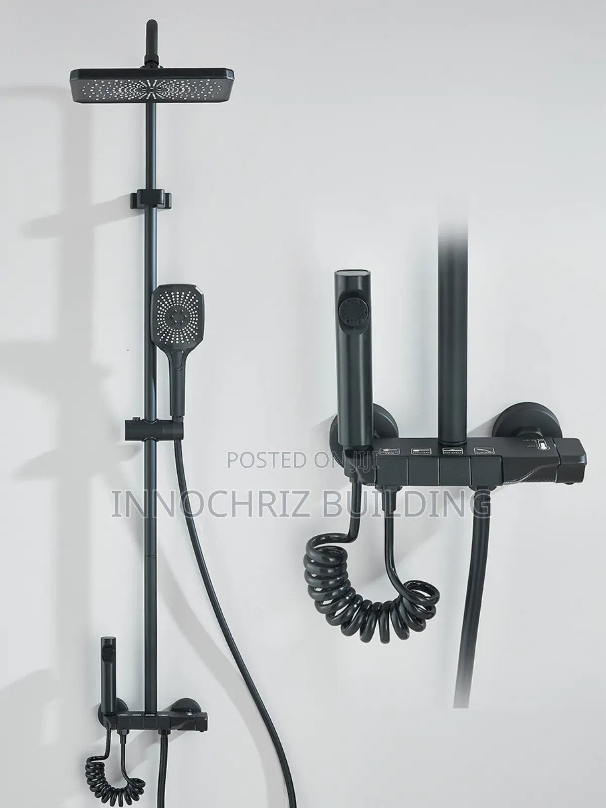Black Small Piano Shower