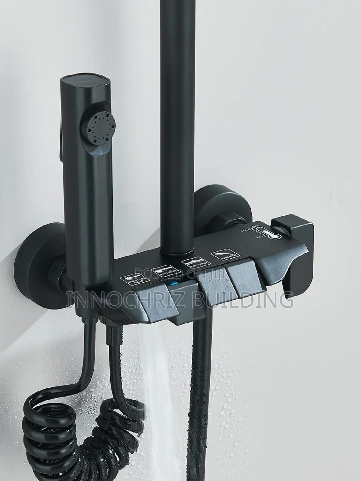 Black Small Piano Shower