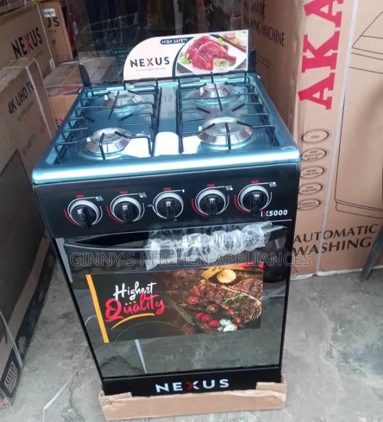 Nexus Automatic Four Burners Standing Cooker With Oven