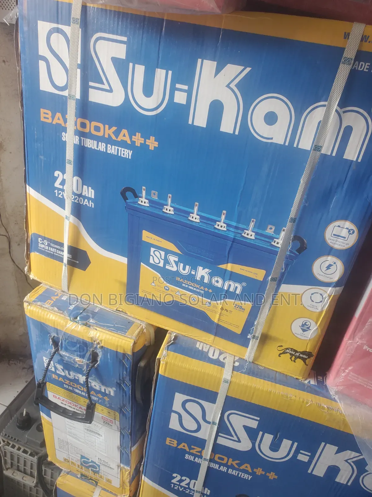 Su - Kam Bazooka ++ Tubular Battery