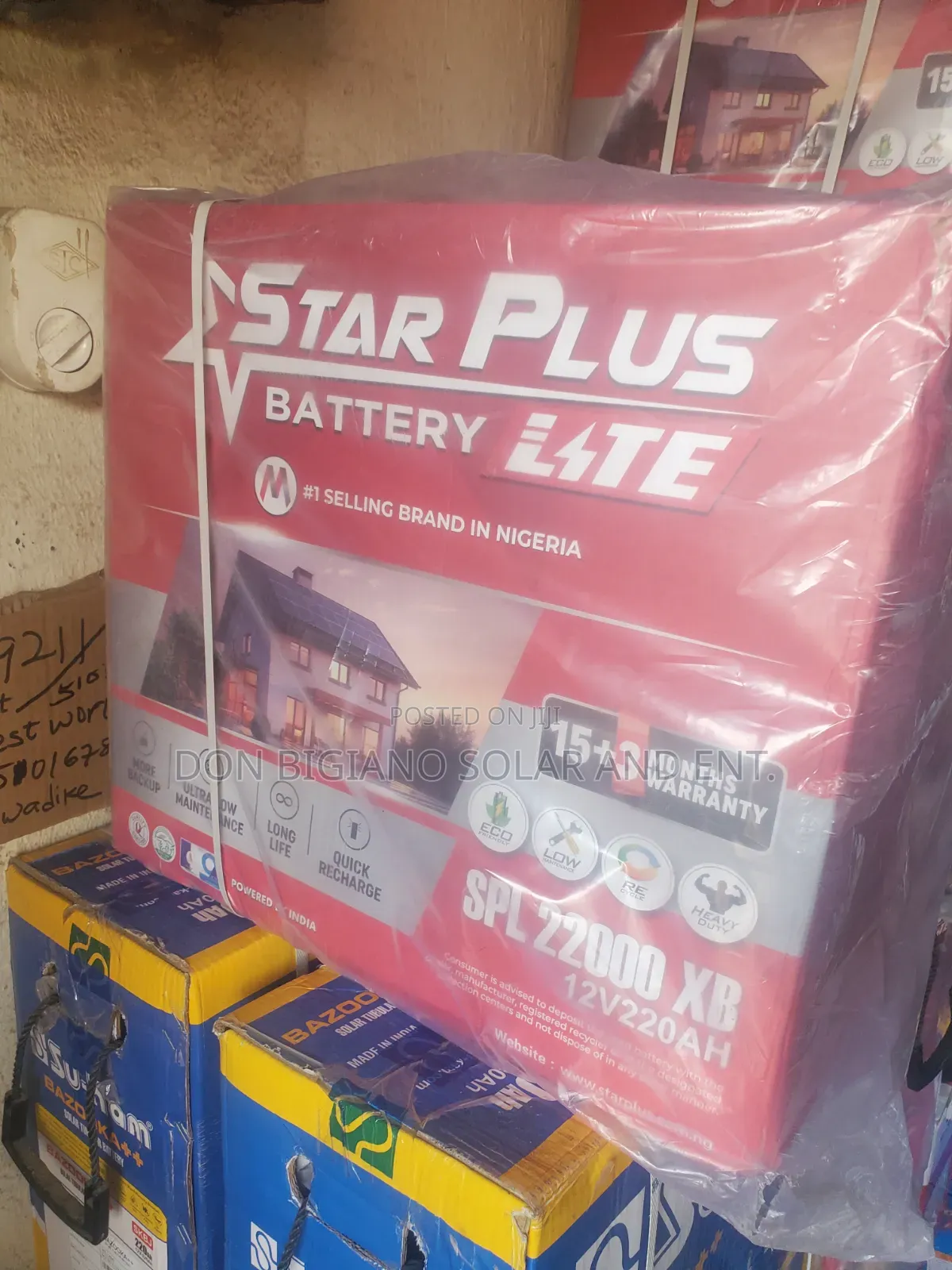 Star Plus Battery Life Tubular Battery