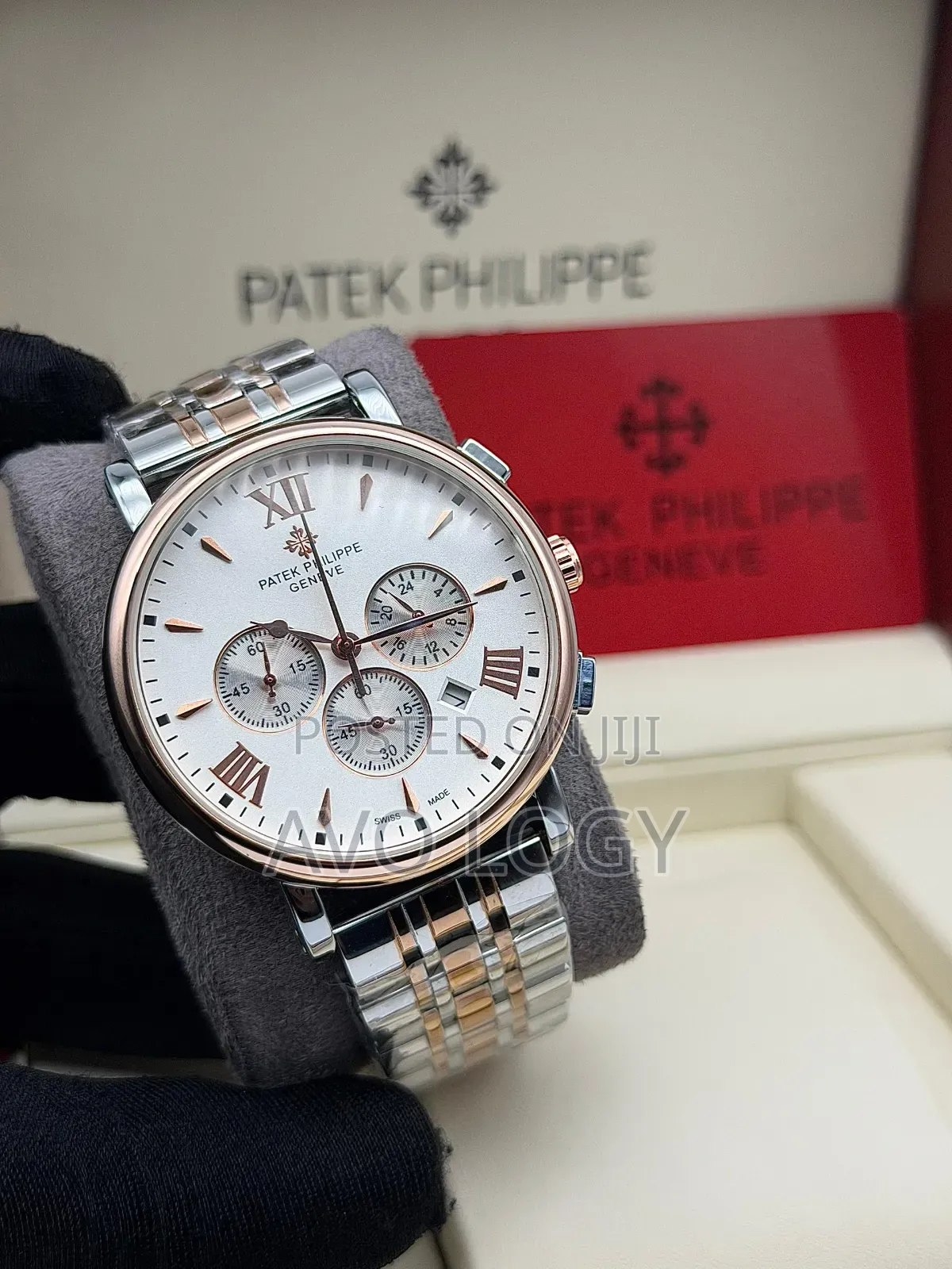 Luxury Men Wristwatch – Patek Philippe Style Chain Watch