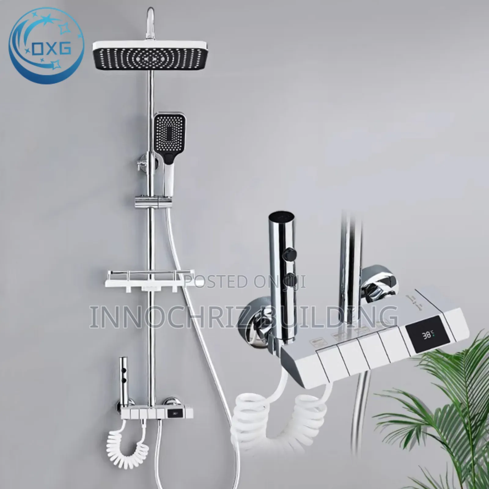 Stainless Big Piano Shower