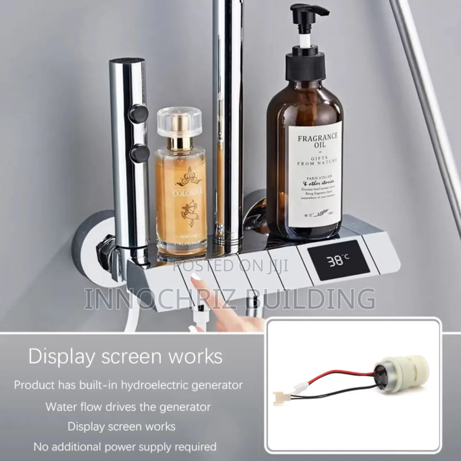 Stainless Big Piano Shower