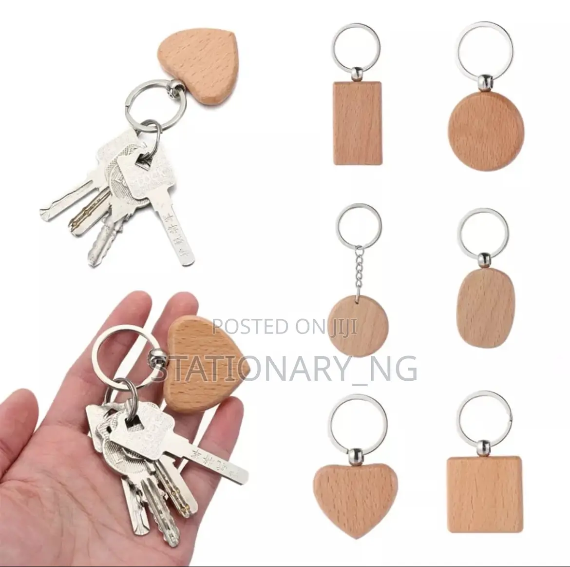 Bamboo Keychains