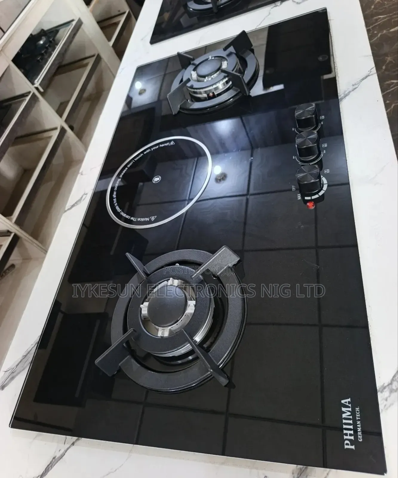 Original Phiima German Technology Inbuilt 2+1 Gas Electric Cooker