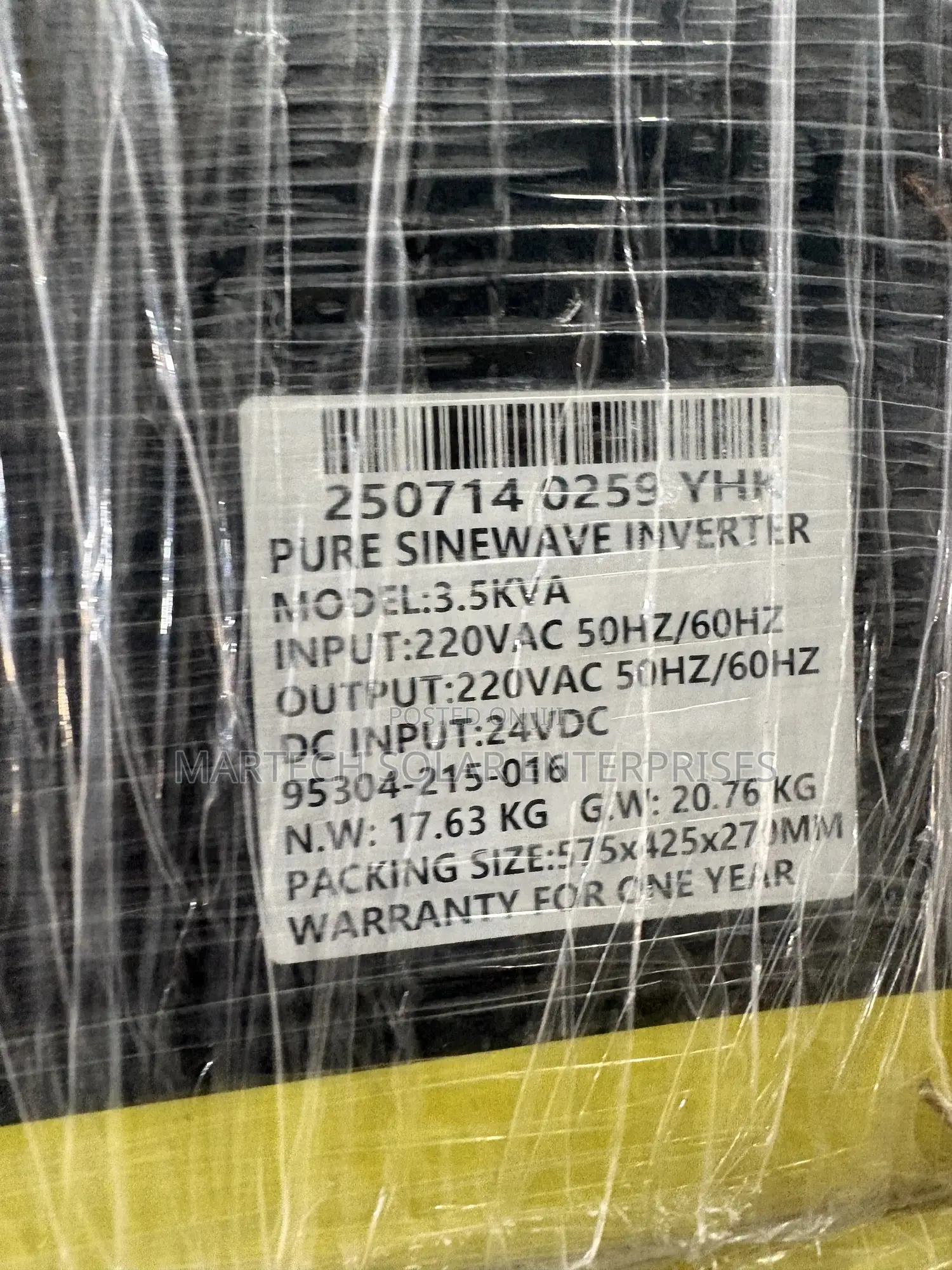 3.5kva/24v Yohako Pure Sine Wave Inverter