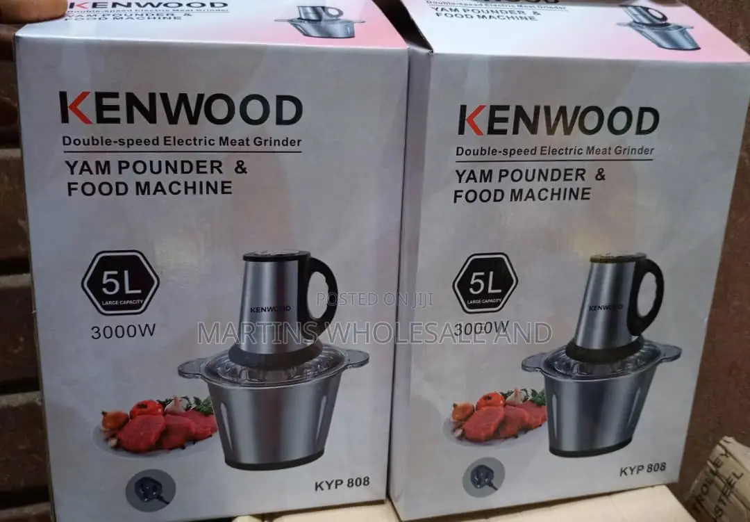 Kenwood 5l Double-Speed Electric Meat Grinder and Yam Pounder
