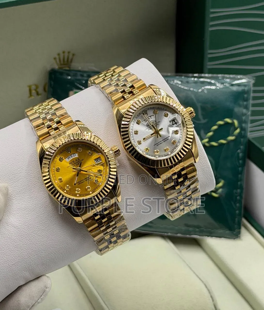 Rolex Ladies Beautiful Daydate Watches in Different Colors