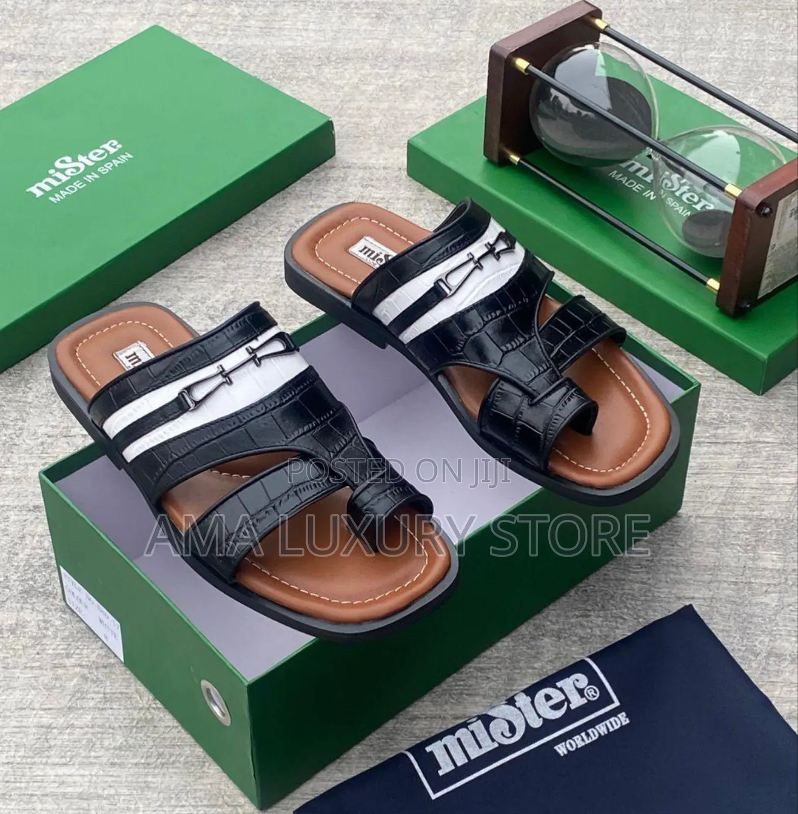 Mister Genuine Leather Luxury Men's Pam Slippers