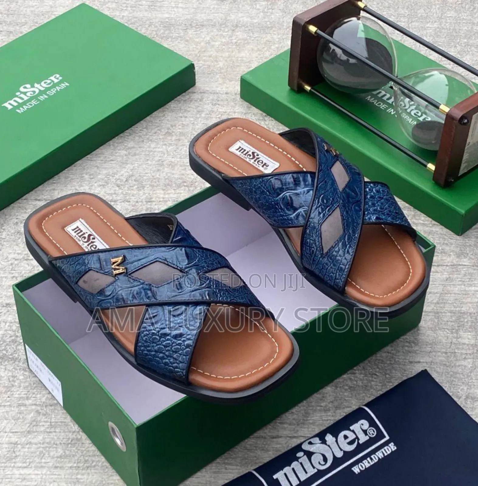 Mister Genuine Leather Luxury Men's Pam Slippers