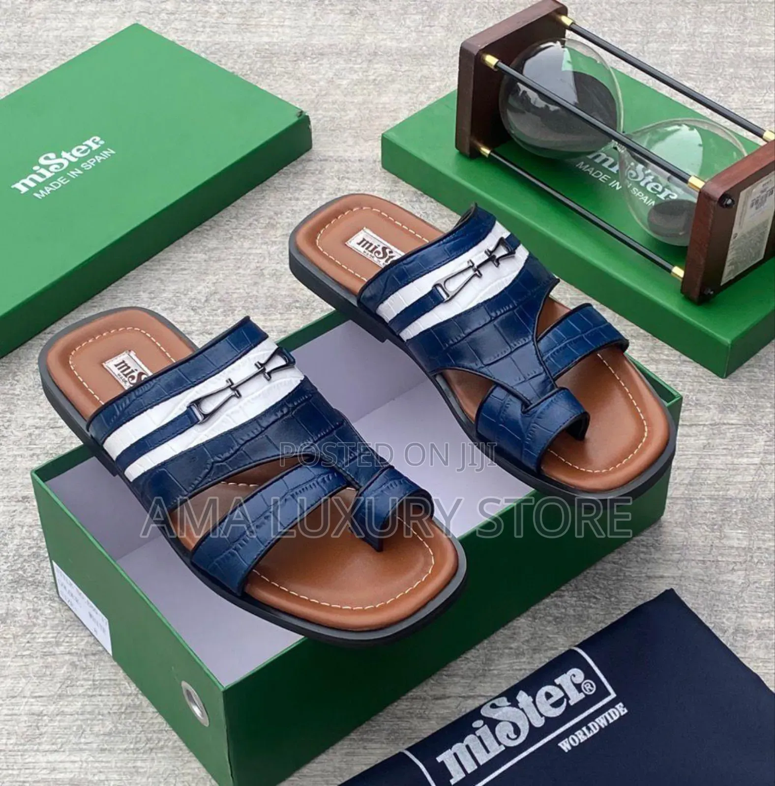 Mister Genuine Leather Luxury Men's Pam Slippers