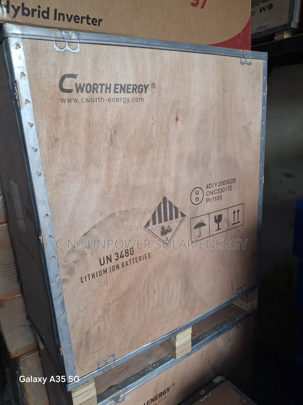15kwh 51.2v Cworth Energy