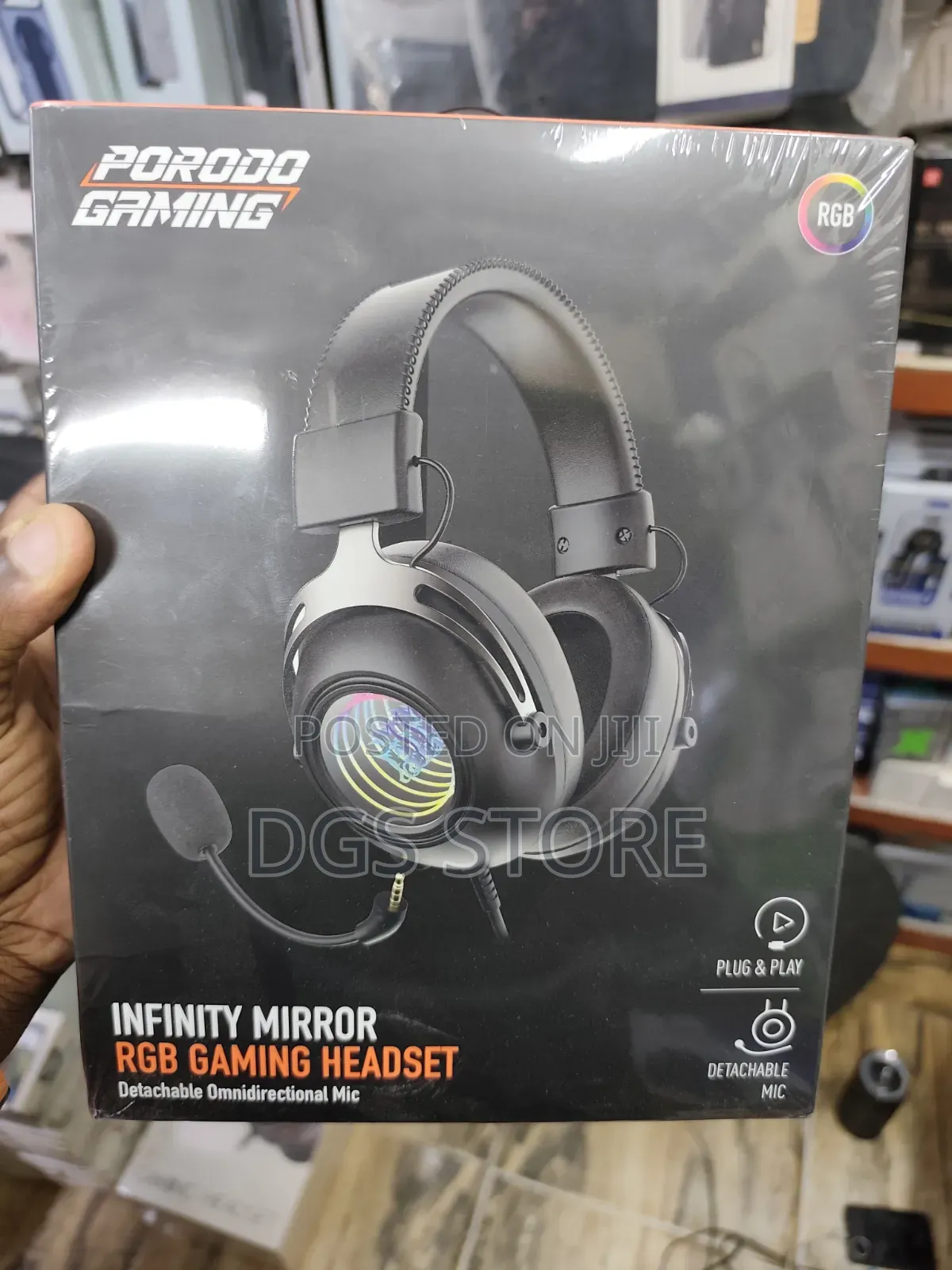 Porodo Infinity Mirror RGB Gaming Headset