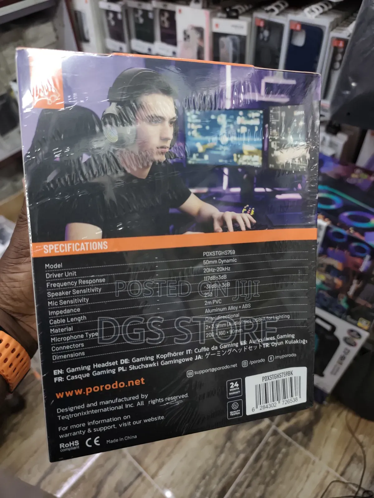 Porodo Infinity Mirror RGB Gaming Headset
