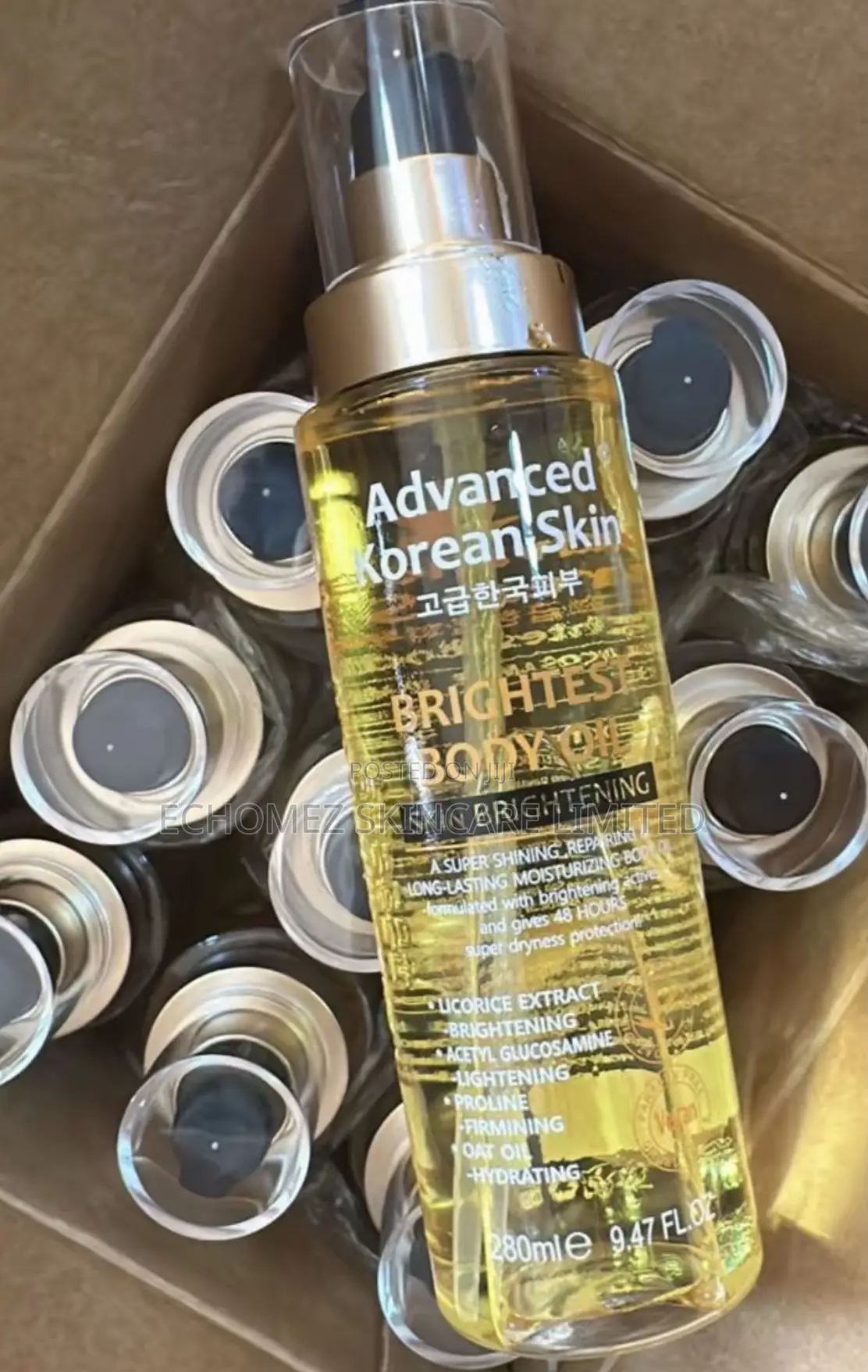 Advance Korean Skin Lightening And Skin Brightening Body Oil