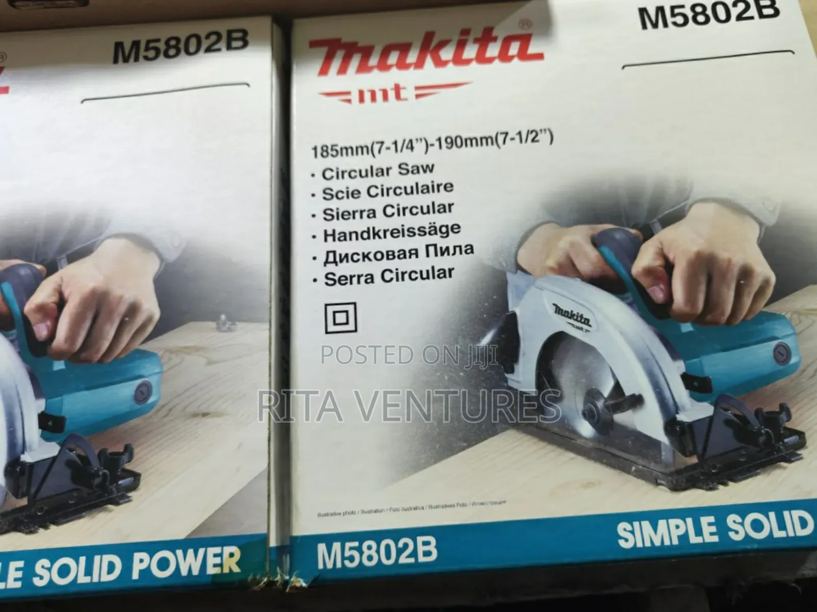 Makita M5802b Professional Circular Saw - 190mm (7-1/2") Brand New